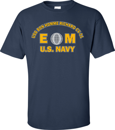 USS BON HOMME RICHARD CV-31 Rate EM Electricians Mate T-Shirt