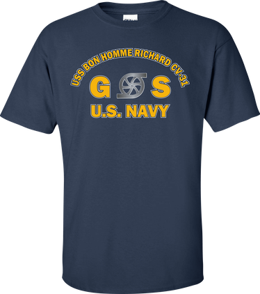USS BON HOMME RICHARD CV-31 Rate GS Gas Turbine System Technician T-Shirt