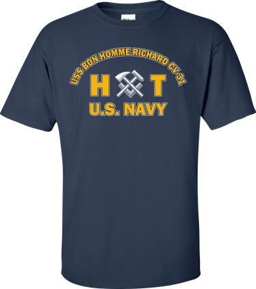 USS BON HOMME RICHARD CV-31 Rate HT Hull Maintenance Technician T-Shirt