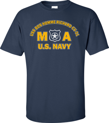 USS BON HOMME RICHARD CV-31 Rate MA Master At Arms T-Shirt