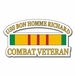 USS Bon Homme Richard CV-31 Vietnam Combat Veteran with Ribbon  Decal