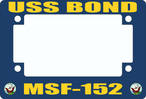 USS Bond MSF-152 Motorcycle Frame