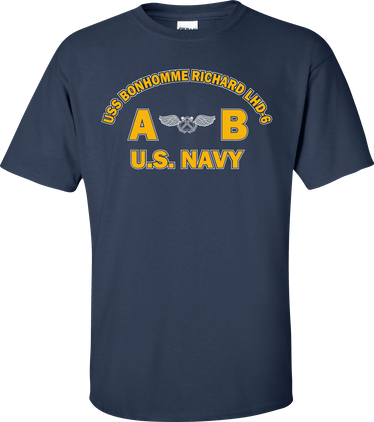 USS BONHOMME RICHARD LHD-6 Rate AB Aviation Boatswains Mate T-Shirt