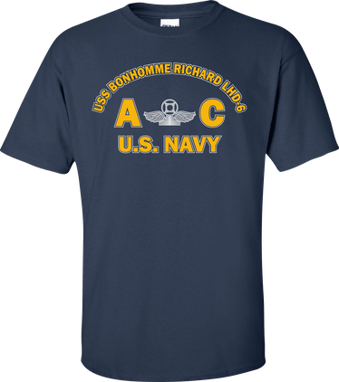 USS BONHOMME RICHARD LHD-6 Rate AC Air Traffic Controller T-Shirt