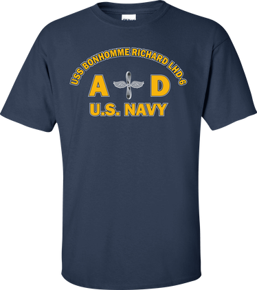 USS BONHOMME RICHARD LHD-6 Rate AD Aviation Machinist Mate T-Shirt