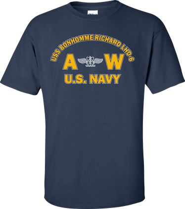 USS BONHOMME RICHARD LHD-6 Rate AW Aviation Antisubmarine War Operator T-Shirt