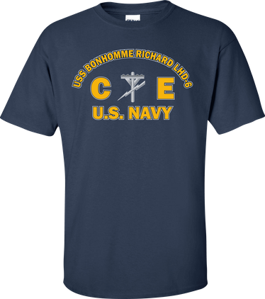 USS BONHOMME RICHARD LHD-6 Rate CE Construction Electrician T-Shirt