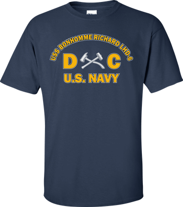 USS BONHOMME RICHARD LHD-6 Rate DC Damage Controlman T-Shirt