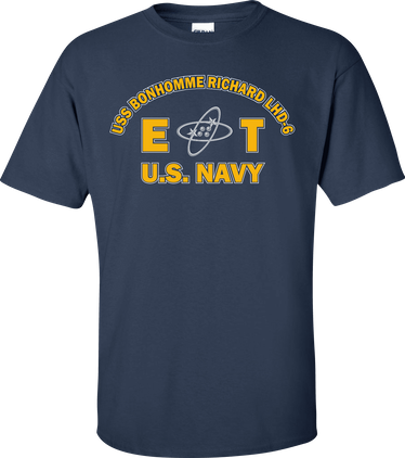 USS BONHOMME RICHARD LHD-6 Rate ET Electronics Technician T-Shirt
