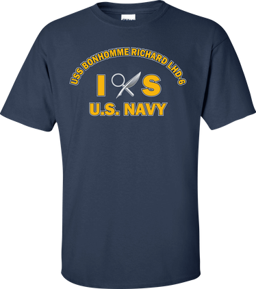 USS BONHOMME RICHARD LHD-6 Rate IS Intelligence Specialist T-Shirt