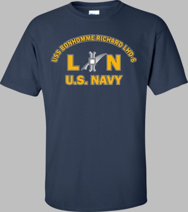 USS BONHOMME RICHARD LHD-6 Rate LN Legalman T-Shirt