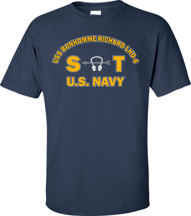 USS BONHOMME RICHARD LHD-6 Rate ST Sonar Technician T-Shirt