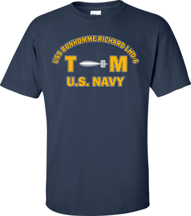 USS BONHOMME RICHARD LHD-6 Rate TM Torpedomans Mate T-Shirt