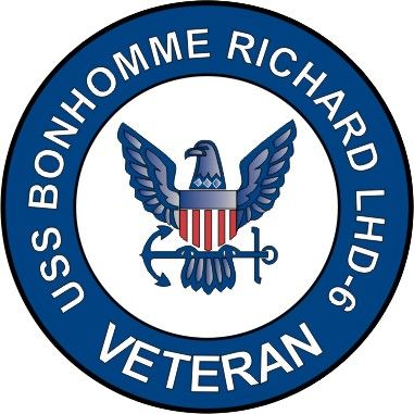 USS Bonhomme Richard LHD-6 Veteran Decal Sticker