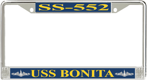 USS Bonita SS-552 License Plate Frame