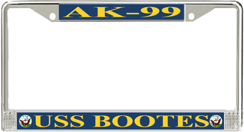 USS Bootes AK-99 License Plate Frame