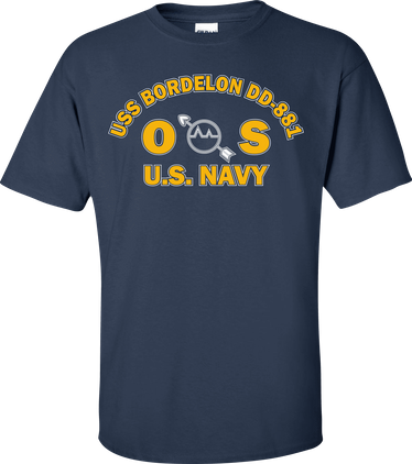 USS BORDELON DD-881 Rate OS Operations Specialist T-Shirt