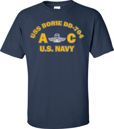 USS BORIE DD-704 Rate AC Air Traffic Controller T-Shirt
