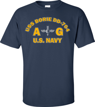 USS BORIE DD-704 Rate AG Aerographers Mate T-Shirt