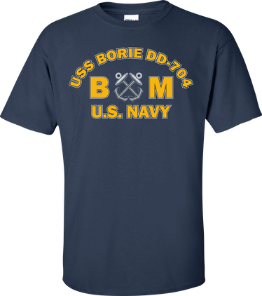 USS BORIE DD-704 Rate BM Boatswains Mate T-Shirt