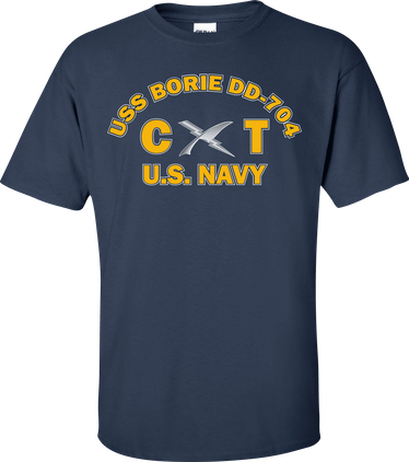 USS BORIE DD-704 Rate CT Cryptologic Technician T-Shirt
