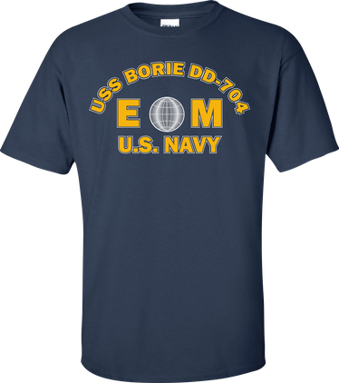 USS BORIE DD-704 Rate EM Electricians Mate T-Shirt
