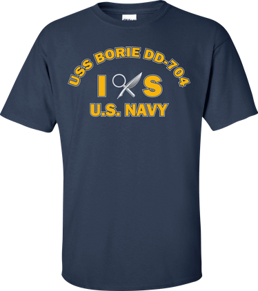 USS BORIE DD-704 Rate IS Intelligence Specialist T-Shirt