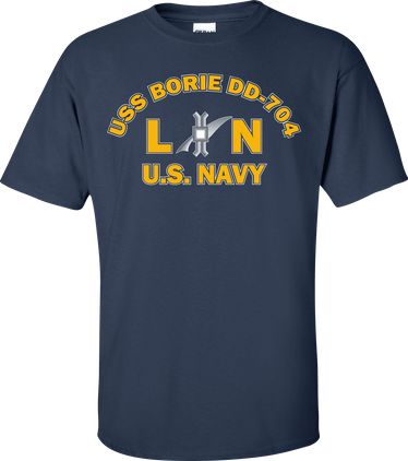 USS BORIE DD-704 Rate LN Legalman T-Shirt