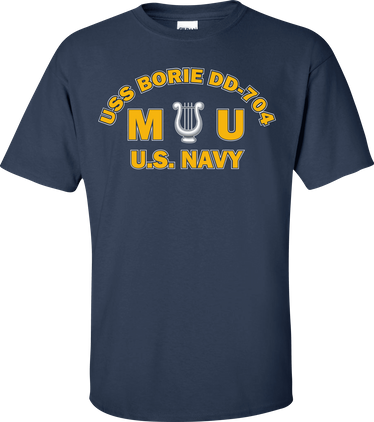 USS BORIE DD-704 Rate MU Musician T-Shirt
