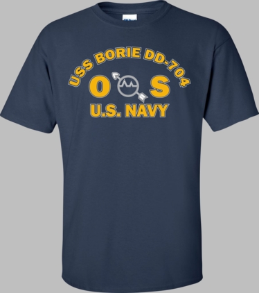 USS BORIE DD-704 Rate OS Operations Specialist T-Shirt