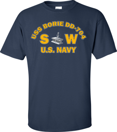 USS BORIE DD-704 Rate SW Steelworker T-Shirt
