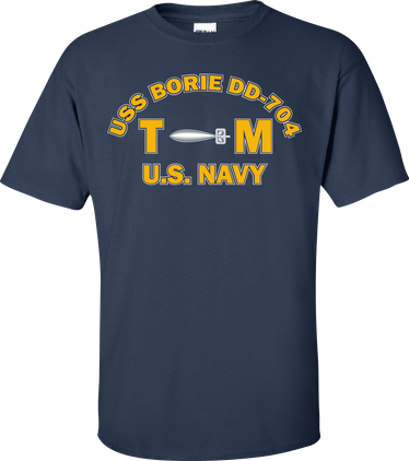 USS BORIE DD-704 Rate TM Torpedomans Mate T-Shirt