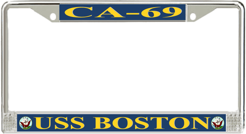 USS Boston CA-69 License Plate Frame