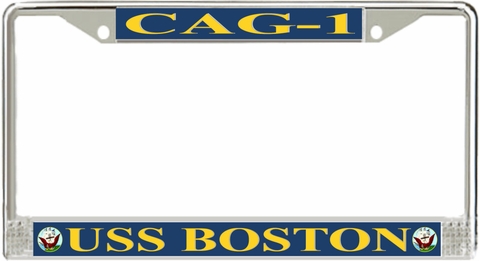 USS Boston CAG-1 License Plate Frame