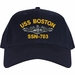 USS Boston SSN-703 Custom Embroidered Cap