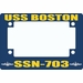 USS Boston SSN-703 Motorcycle Frame