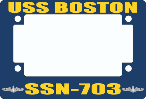 USS Boston SSN-703 Motorcycle Frame