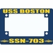 USS Boston SSN-703 Motorcycle Frame
