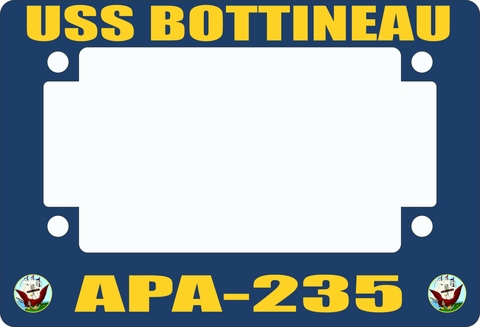 USS Bottineau APA-235 Motorcycle Frame