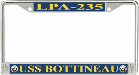 USS Bottineau LPA-235 License Plate frame