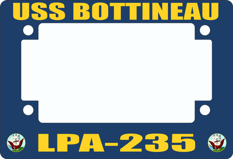 USS Bottineau LPA-235 Motorcycle Frame