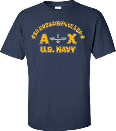 USS BOUGAINVILLE LHA-8 Rate AX Antisubmarine Warfare Technician T-Shirt