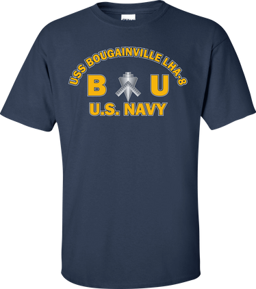 USS BOUGAINVILLE LHA-8 Rate BU Builder T-Shirt