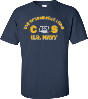 USS BOUGAINVILLE LHA-8 Rate CS Culinary Specialist T-Shirt