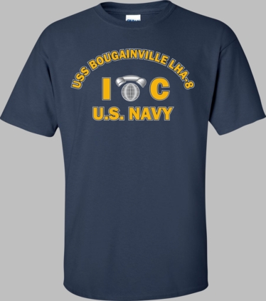 USS BOUGAINVILLE LHA-8 Rate IC Interior Communications Electrician T-Shirt
