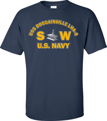 USS BOUGAINVILLE LHA-8 Rate SW Steelworker T-Shirt