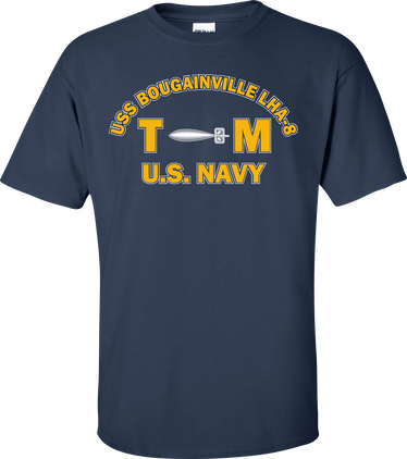 USS BOUGAINVILLE LHA-8 Rate TM Torpedomans Mate T-Shirt