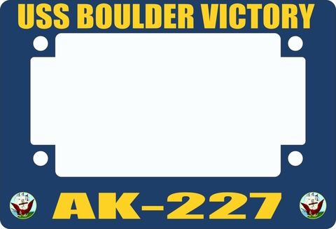 USS Boulder Victory AK-227 Motorcycle Frame