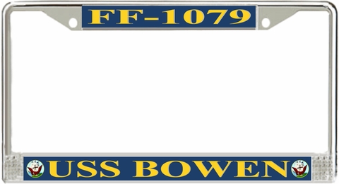 USS Bowen FF-1079 License Plate Frame