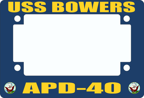 USS Bowers APD-40 Motorcycle Frame